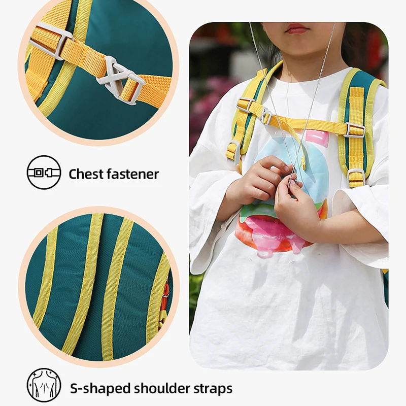 Children Outdoor Travel Backpack Lightweight Foldable Schoolbag Waterproof Hiking Daypack Sports Camping Bag For Outings