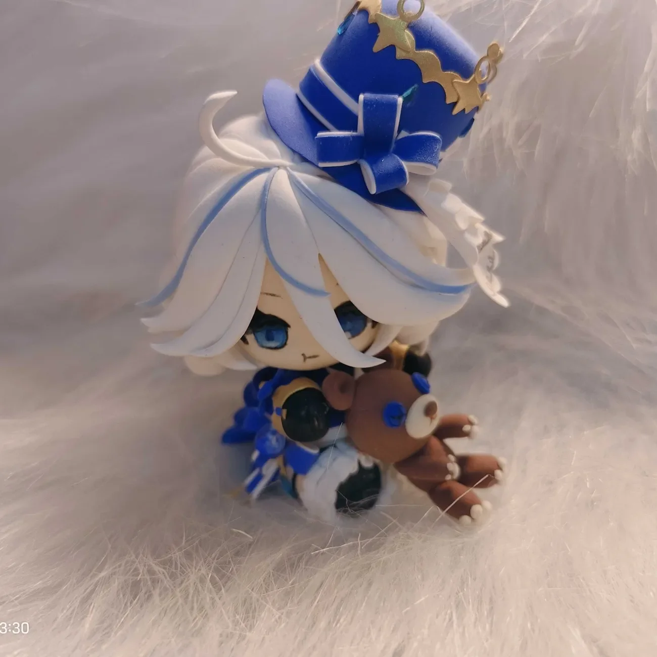 Figuras de Arcilla Ligera de Genshin Impact Furina Focalors, Kits de Garaje, Mascota Maumet Fangoods, Cosplay, Modelo Otaku, Adornos