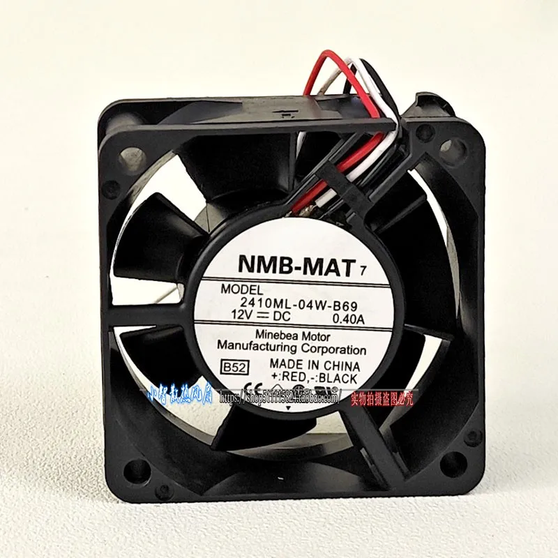 ORIGINAL 2410ML-04W-B69 12V 0.40A 6025 60*60*25mm NEW COOLING FAN RADIATOR