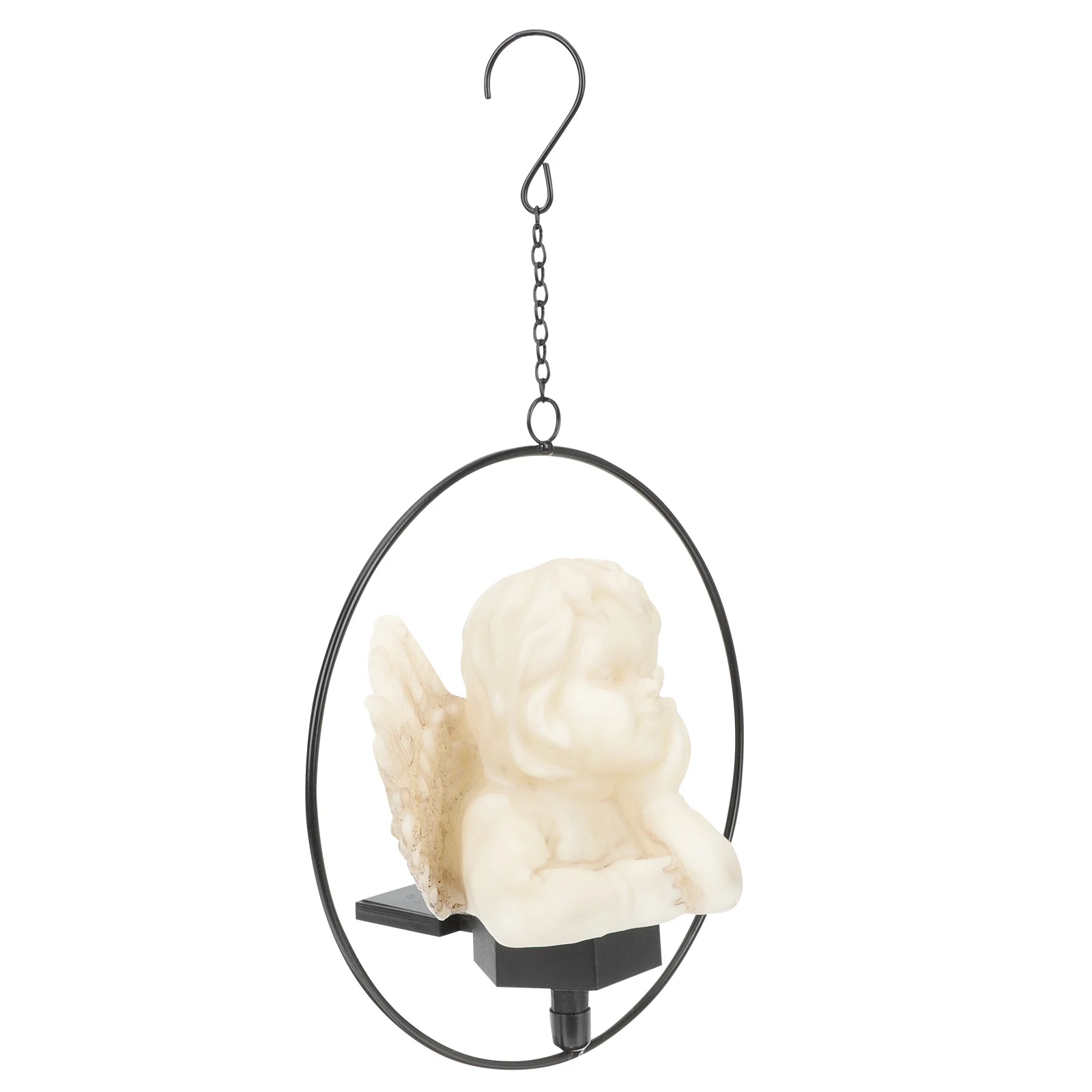 

Light Solar Powered Angel Lamp Outdoor Solar Panel Lights Garden Led Resin Lawn Yard Christmas Decoration