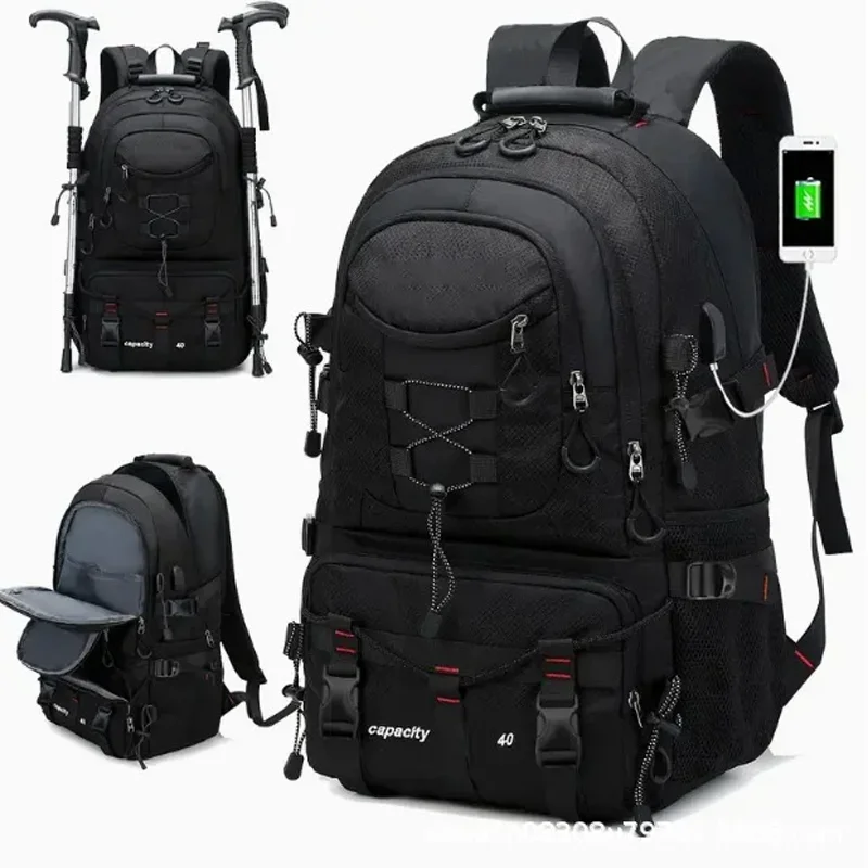

Travel Backpack 40L Waterproof Lightweight Outdoor Hiking, Men's and Women's Camping Backpack
