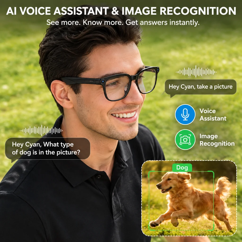 แว่นตาอัจฉริยะ AI รุ่นใหม่ พร้ - Smart Glasses Lens บทวิจารณ์และราคา