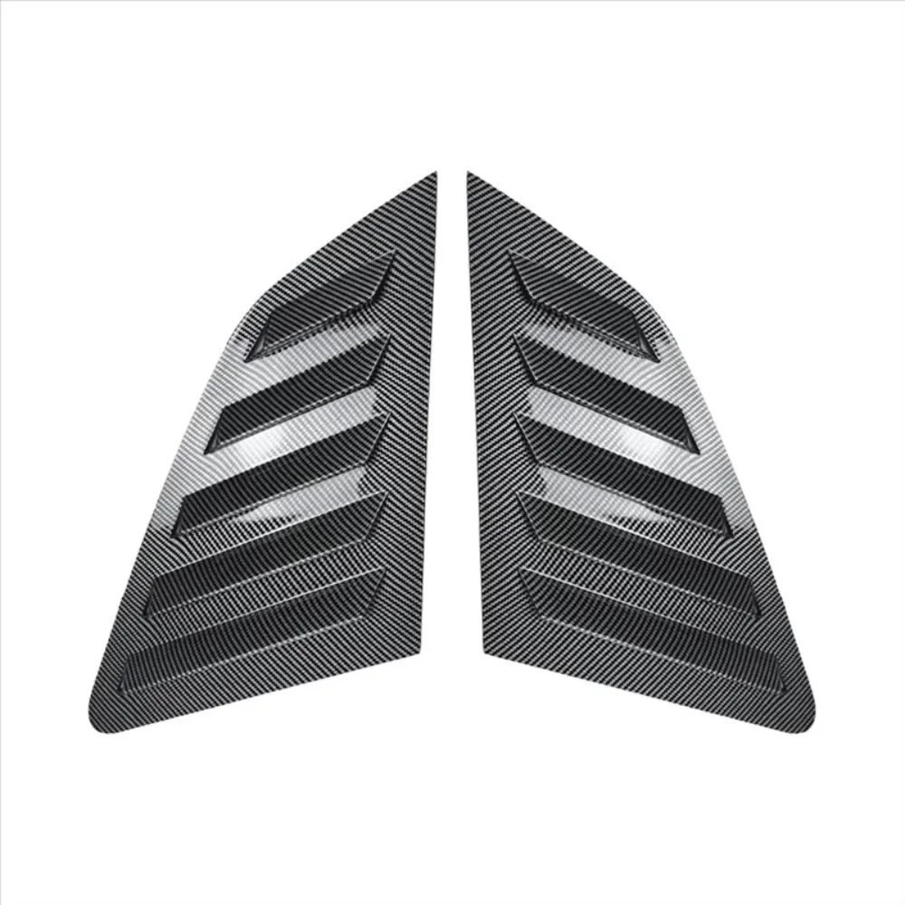 Rejillas  ventana Triangular trasera  coche, persianas, cubierta embellecedora para A3 S3 8V Hatchback 2014-2020, patrón