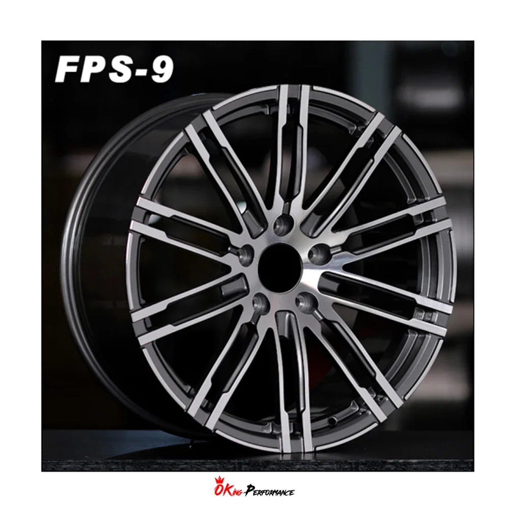 Jantes en alliage d'aluminium forgé personnalisé, roues brodées, prix d'usine, Porsche Boxster, Cayman, Macan, 18 po, 19 po, 20 po, 21 po, 22 po, 5x120 po