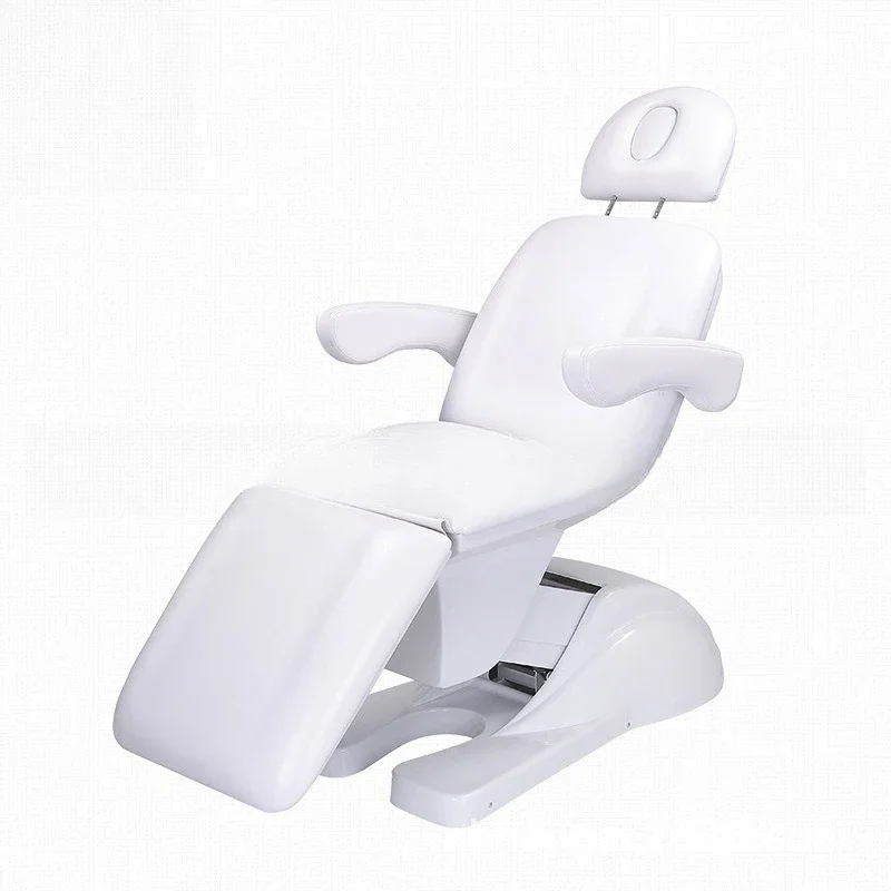 

Премиум-кресло-кушетка электрическое для салонов красоты, парикмахерских и массажных кабинетов, с откидной спинкой, съемным подголовником и функцией для мытья головы