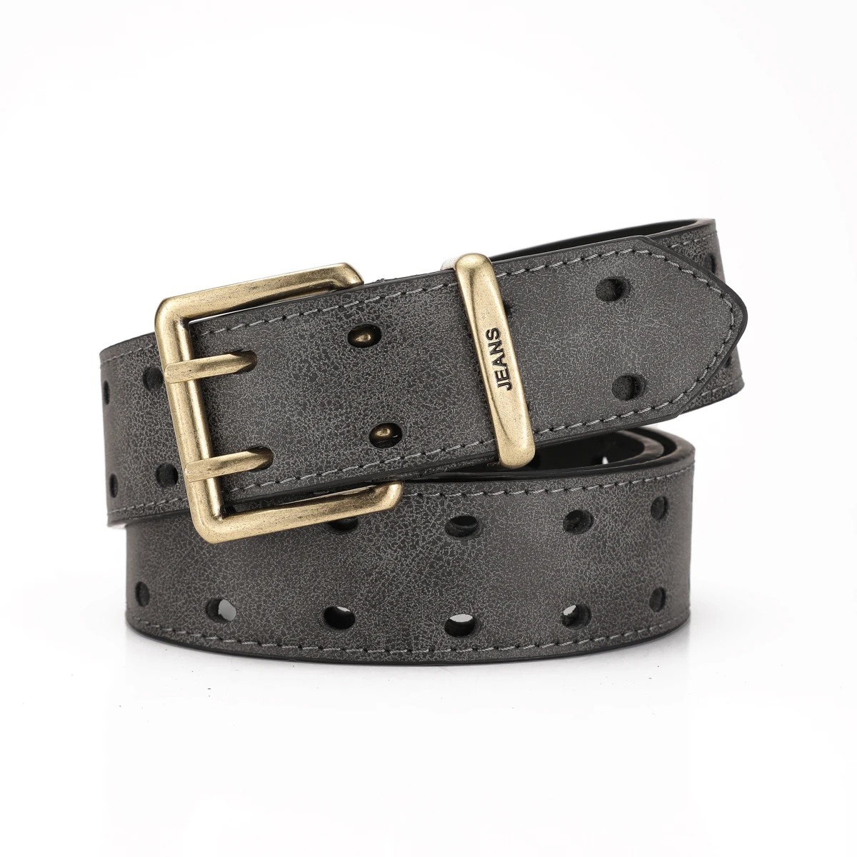 Ein Western-Style PU-Ledergürtel für Damen und Herren, ein Klassischer und Lässiger Retro-Gürtel – Detail 10
