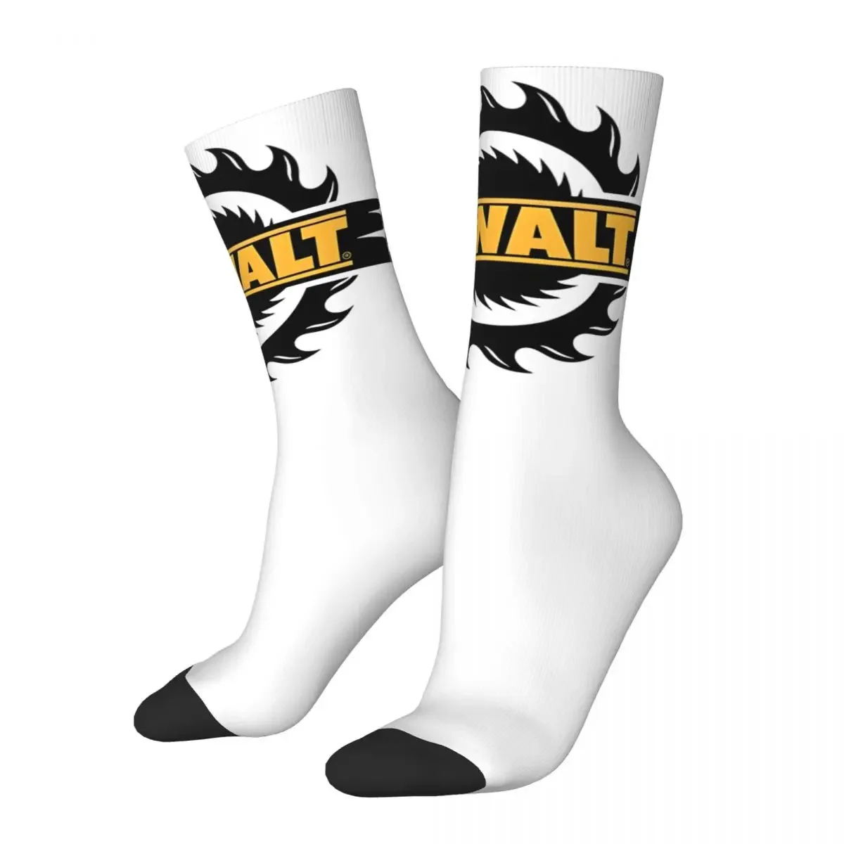 

D-Dewalttl Logo Socks for Women Men Merchandise Breathable Cozy Crew Socks Sweat Absorbing