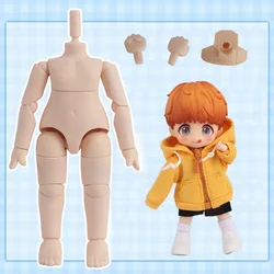 귀여운 바디 1/12 bjd 인형 바디, GSC 헤드, OB11 인형 헤드, 흰색 피부 관절 바디, 소년 소녀 누드 인형 바디, 인형 액세서리, 신제품