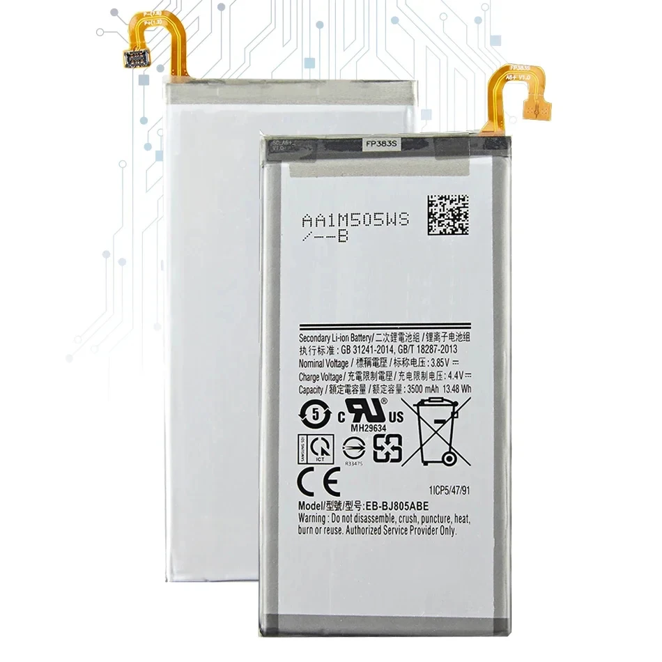 Battery EB-BJ805ABE 3500Mah For Samsung Galaxy Plus A6+ A6plus A6 + SM-A605F A605G A6050 A605K A605FN A605GN Bateria