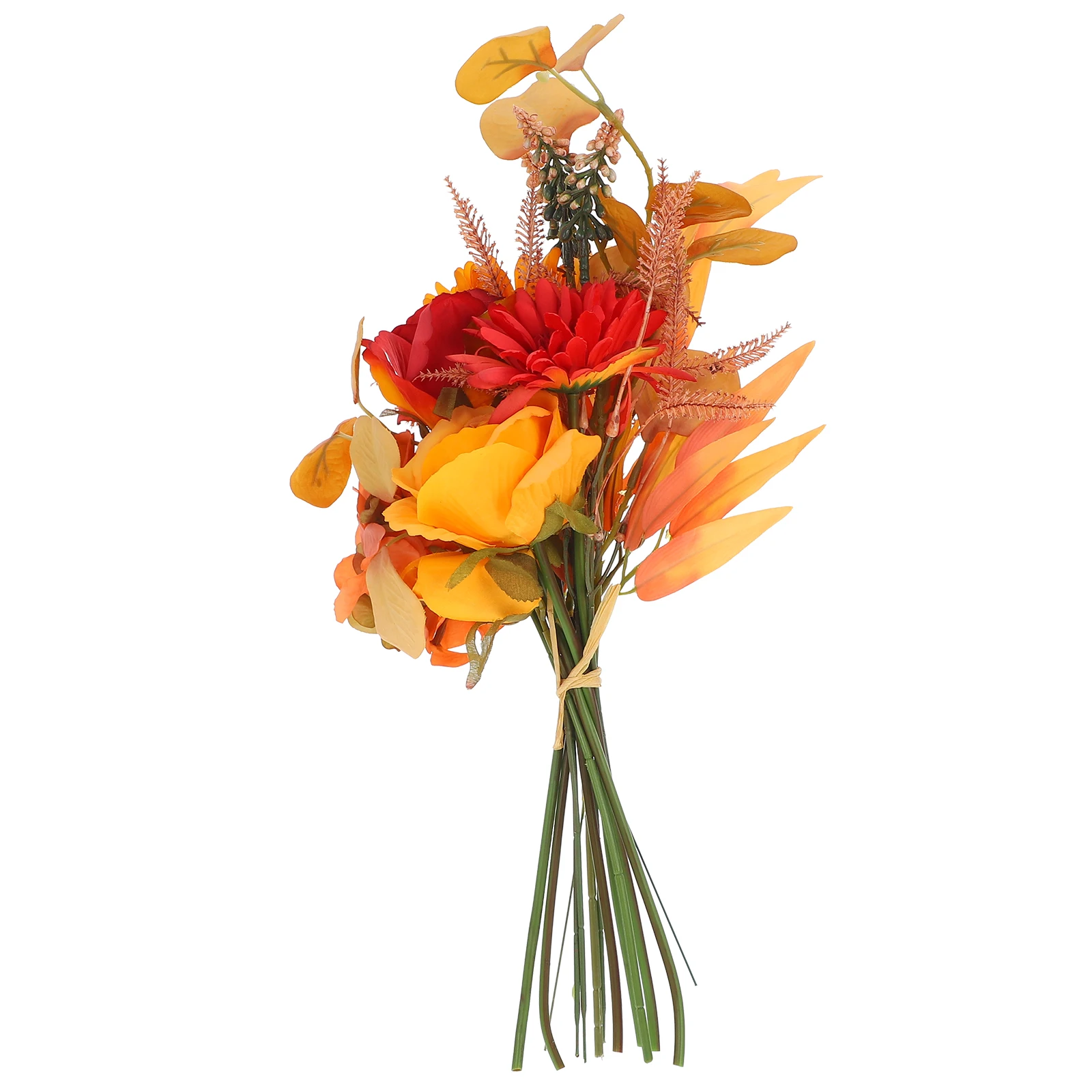 

Autumn Color Simulated Flowers Fake Plant Simulation Decorative Bouquet Artificial Hydrangea