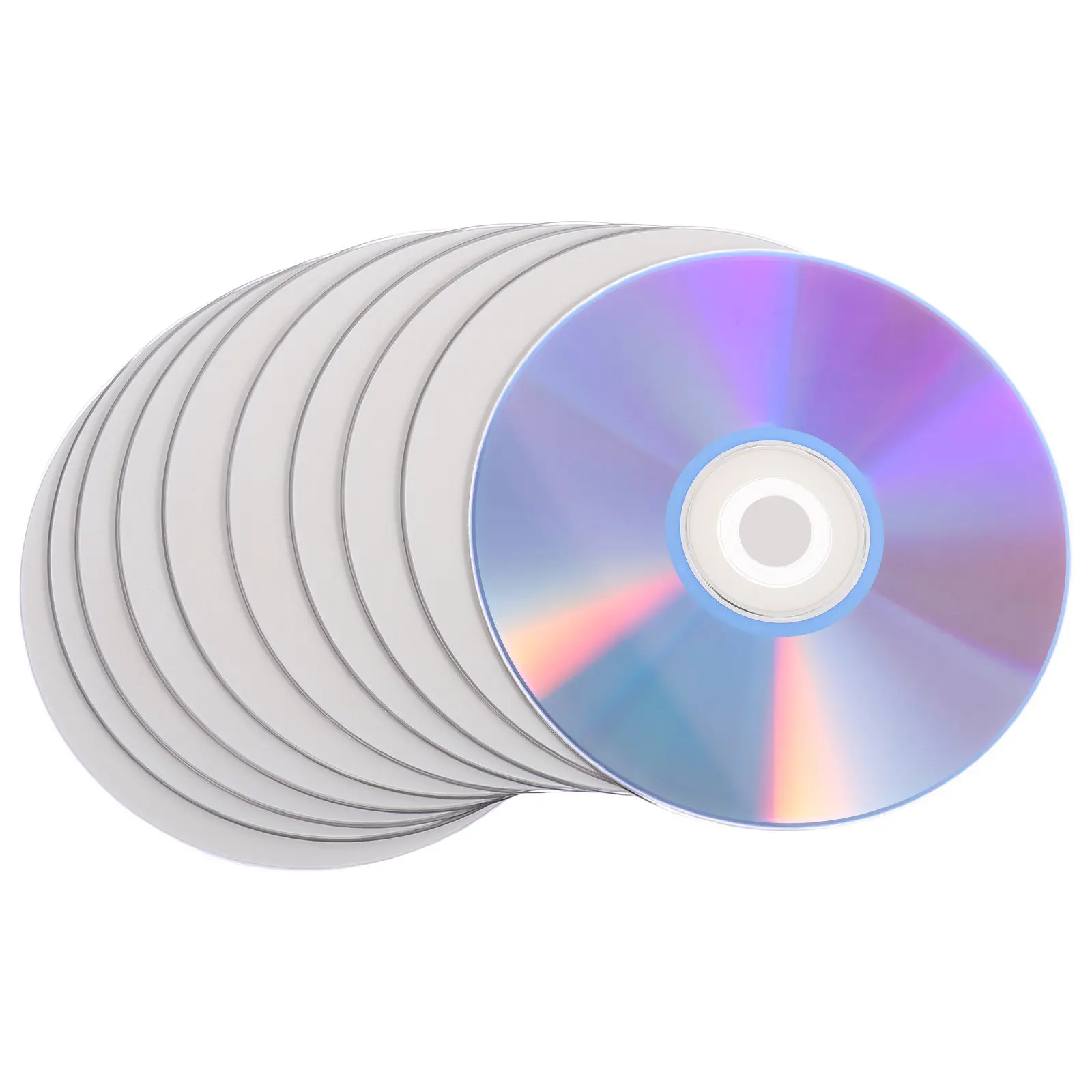 

10 шт. чистых DVD-дисков, записываемых, с высокой емкостью, для печати, для хранения видео, резервного копирования фотографий, для компьютерной записи