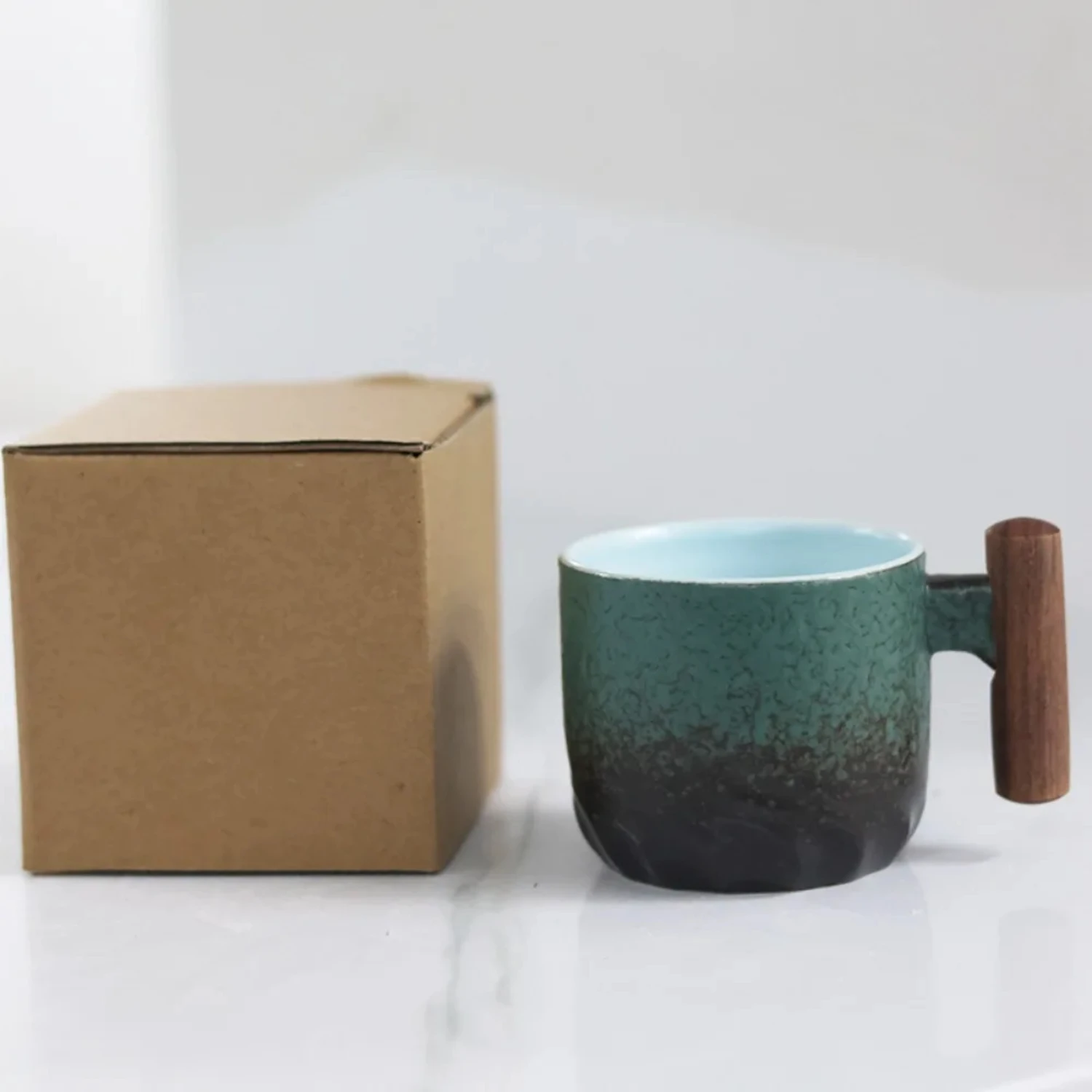 

1PC Ceramic Retro Coffee Cup Office Water Cup Filter Tea Mug Ceramic Coffee Mug Handmade Tea Coffee Cup Birthday Gift