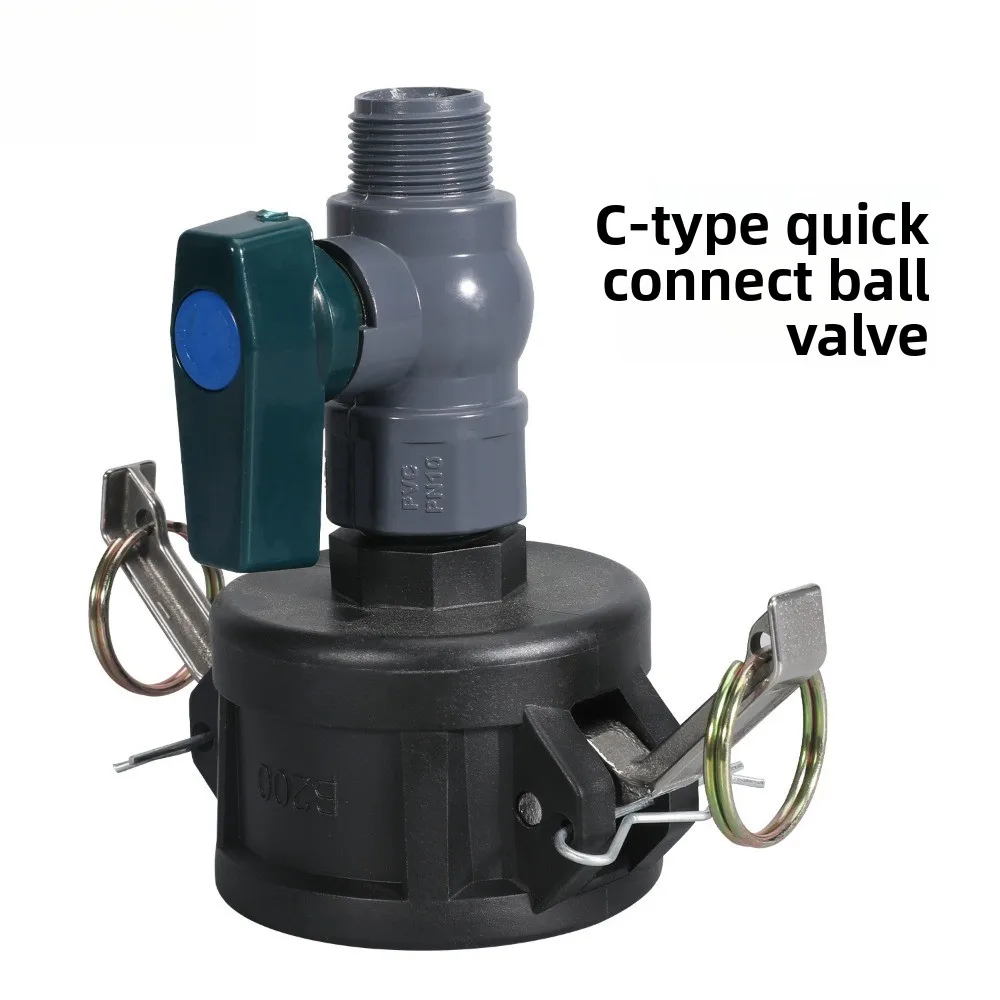 

Адаптер IBC Tote IBC Бак Гусиная шея 3/4 дюйма Выпускной кран для резервуара для дождевой воды 1000 л Садовый шланг Запорный шаровой клапан IBC Tote Valve