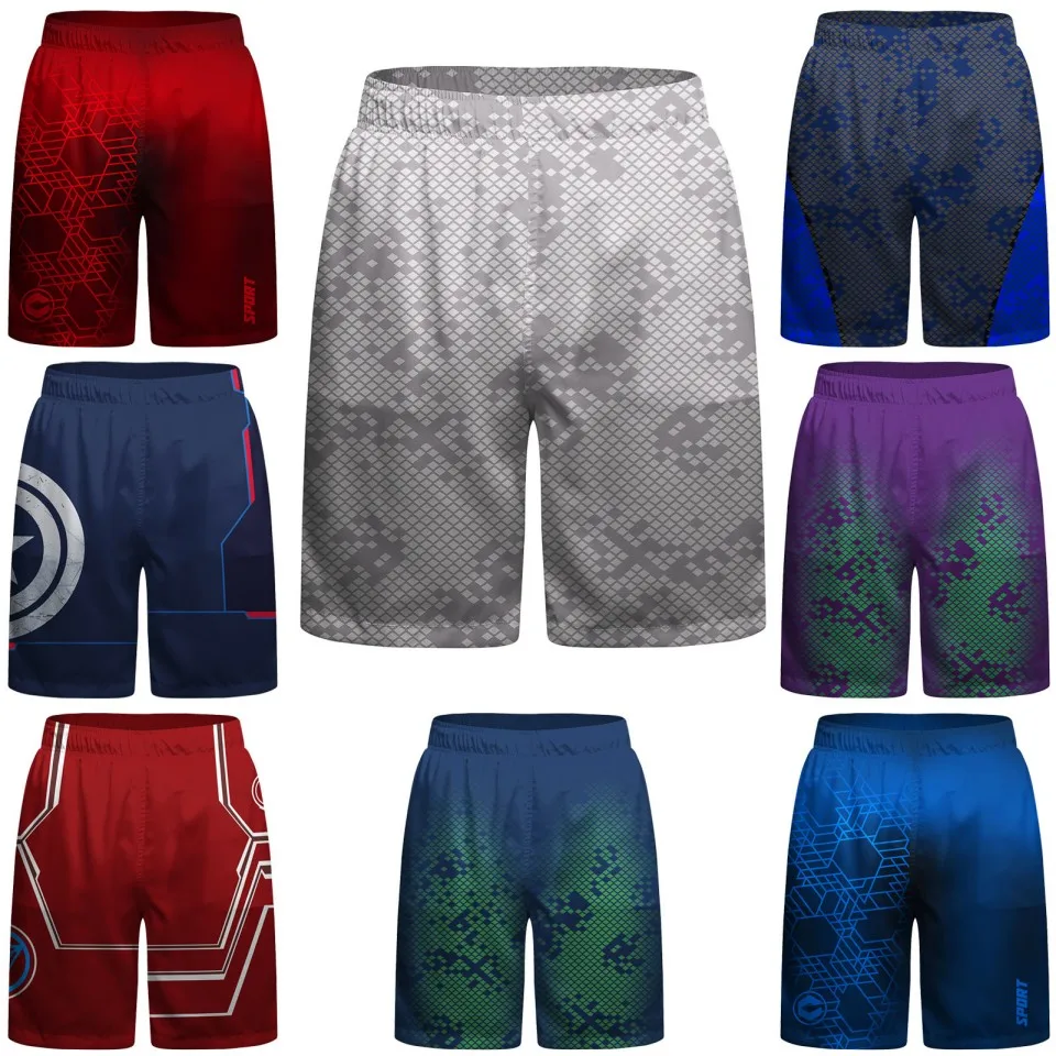MMA BJJ Rashguards Boxing Shorts Clothing Muay Thai Wrestling Kickboxing Combat Short Pants For Men\'s Anti-Wrinkle Fitness Wear