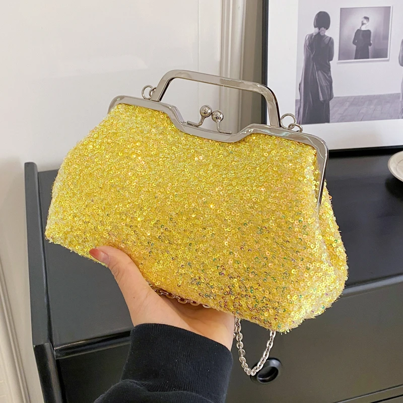 Wedding HandBag Sequined Women's Bag Shining Female Purses Luxury Lady Party Fashion Evening Clutch bag Crossbody Bags For Women