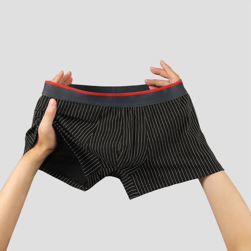 Men's Underwear, Pure Cotton Briefs, Teenagers, Oversized Shorts, Summer Thin Bottom Pants