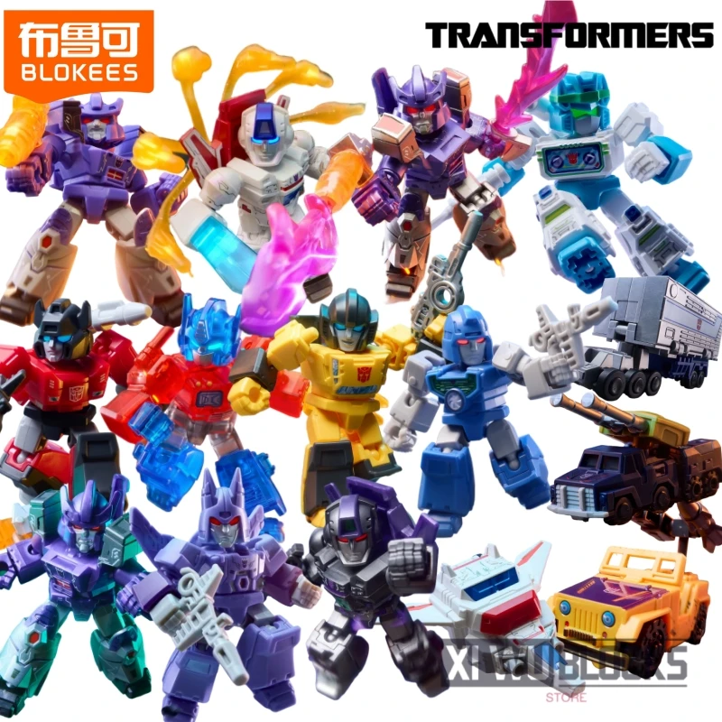 

BLOKEES Трансформеры 5-го поколения Optimus Prime Galvatron Зеркало Звуковая волна Модель Cyclonus Optimus Prime Сращивание Игрушка в подарок