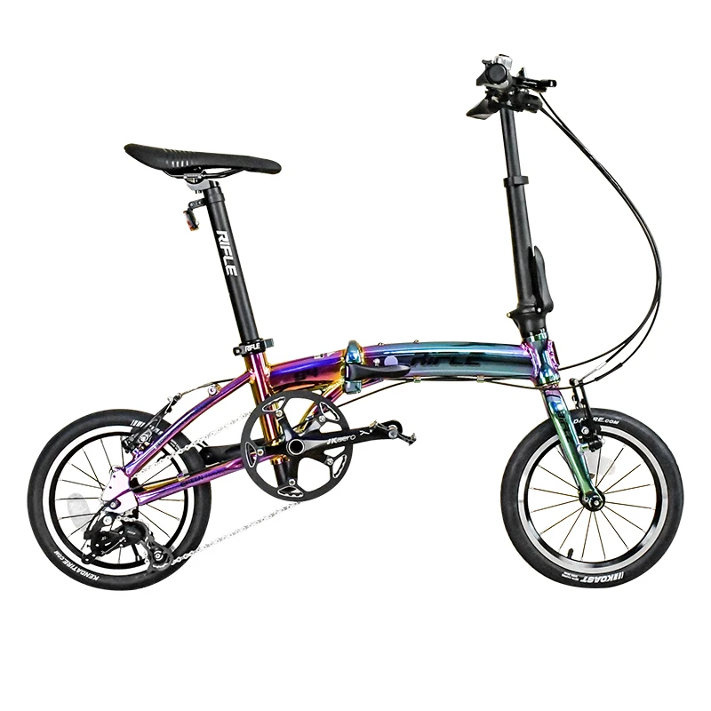 14 Inch Ultralight Foldable Bicycle 2023 New 9 Speed Aluminum Alloy Lightweight Road Mountain Bike Commuter City Bikes