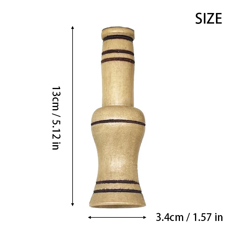 Wild Fox Call Outdoor Hunting Whistle Biomimetic Wood Whistle Bait Disguise Conceal Mini Lightweight Hiking Tools