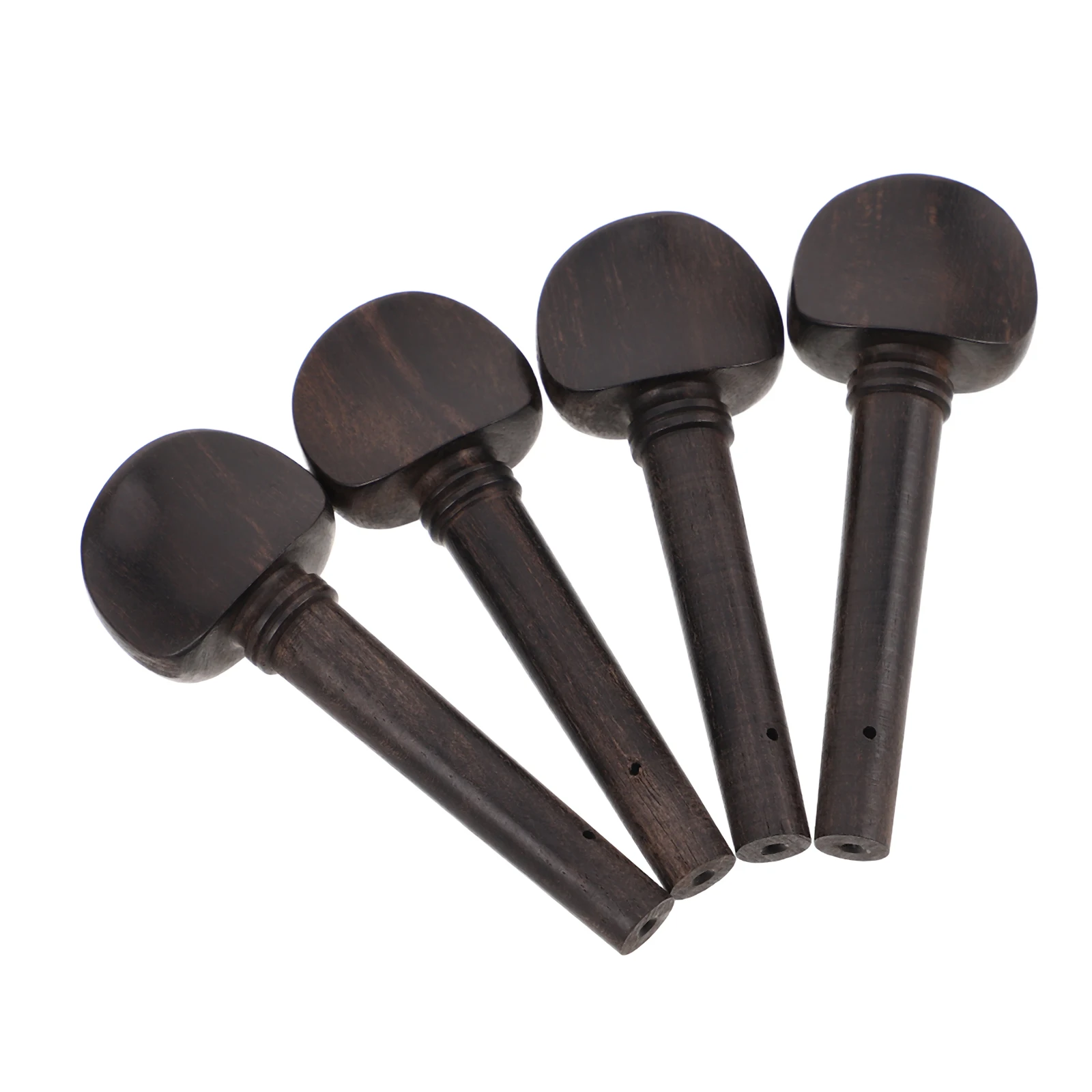 4 قطعة ضبط الكمان أجزاء الأظافر استبدال أوتاد الغيتار الأسود رمح المستقبلون خشب الأبنوس الحرف #5