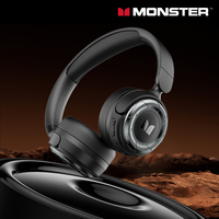 New Monster MQH08 Wireless Bluetooth 5.4 Headphones 60H Long Battery Life Earbuds Noise Cancelling Gaming Headset With Mic 40 MM