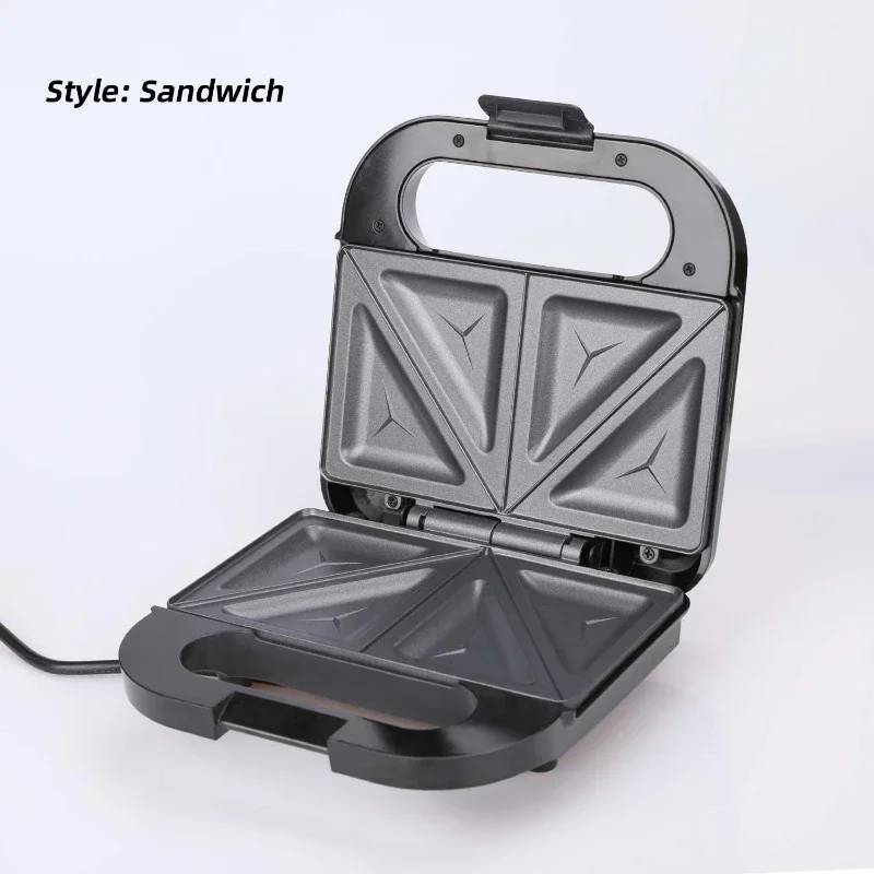 Saming Metallurgical 1PC Home Breakfast Machine Heated Toast Toaster Dual Plate Multifunction Frying Kitchen Appliances