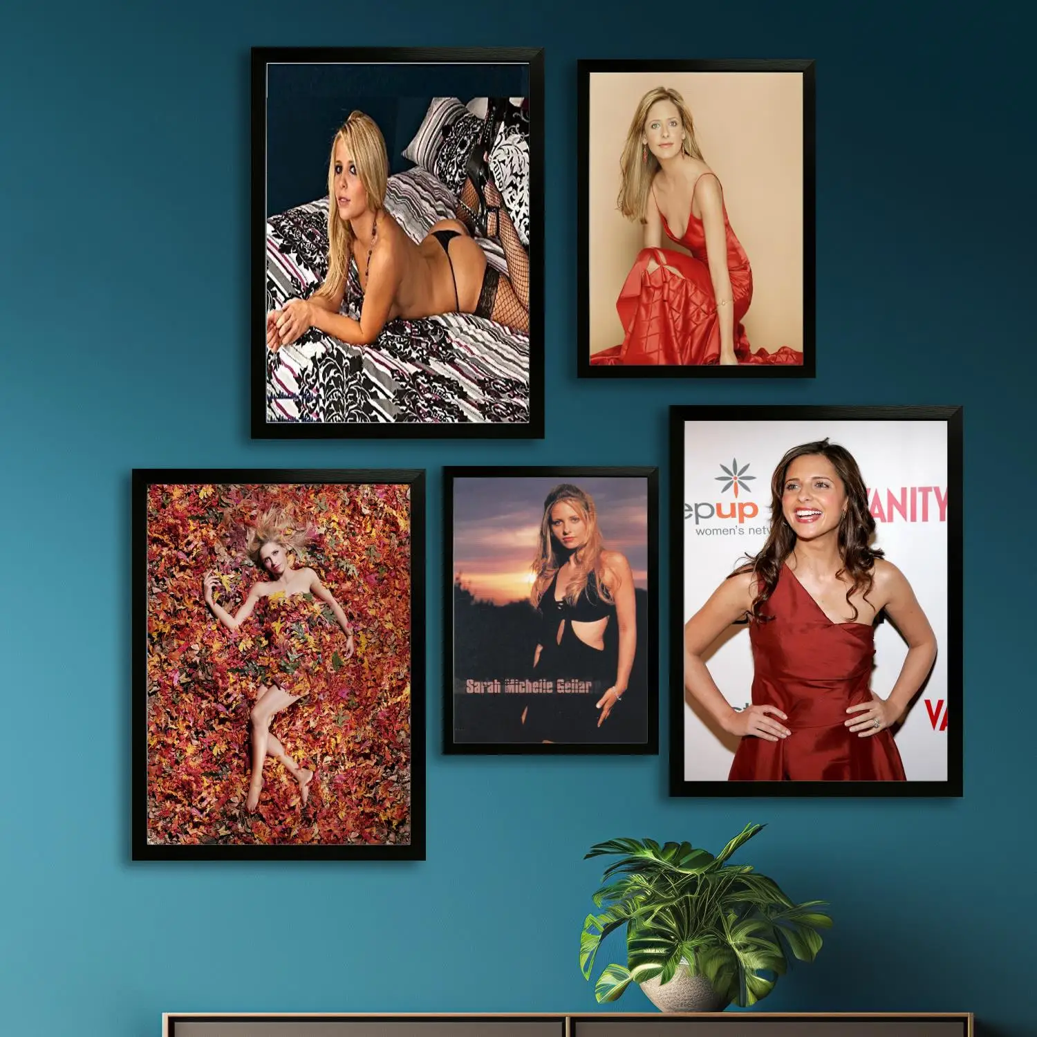 سارة مايكل جيلار قماش ملصق فني، جدار صورة فنية طباعة، ملصقات ديكور غرفة نوم الأسرة الحديثة، اللوحة الزخرفية