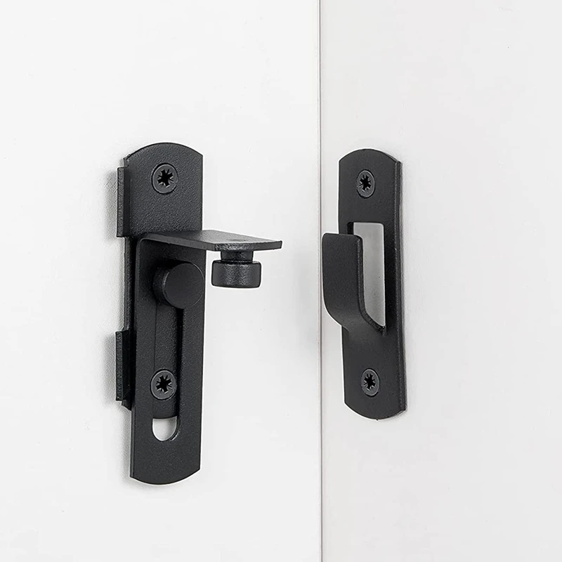 90 Degree Flip Barn Security Gate Latch Protect Privacy For Barn Sliding Door Antique Lock