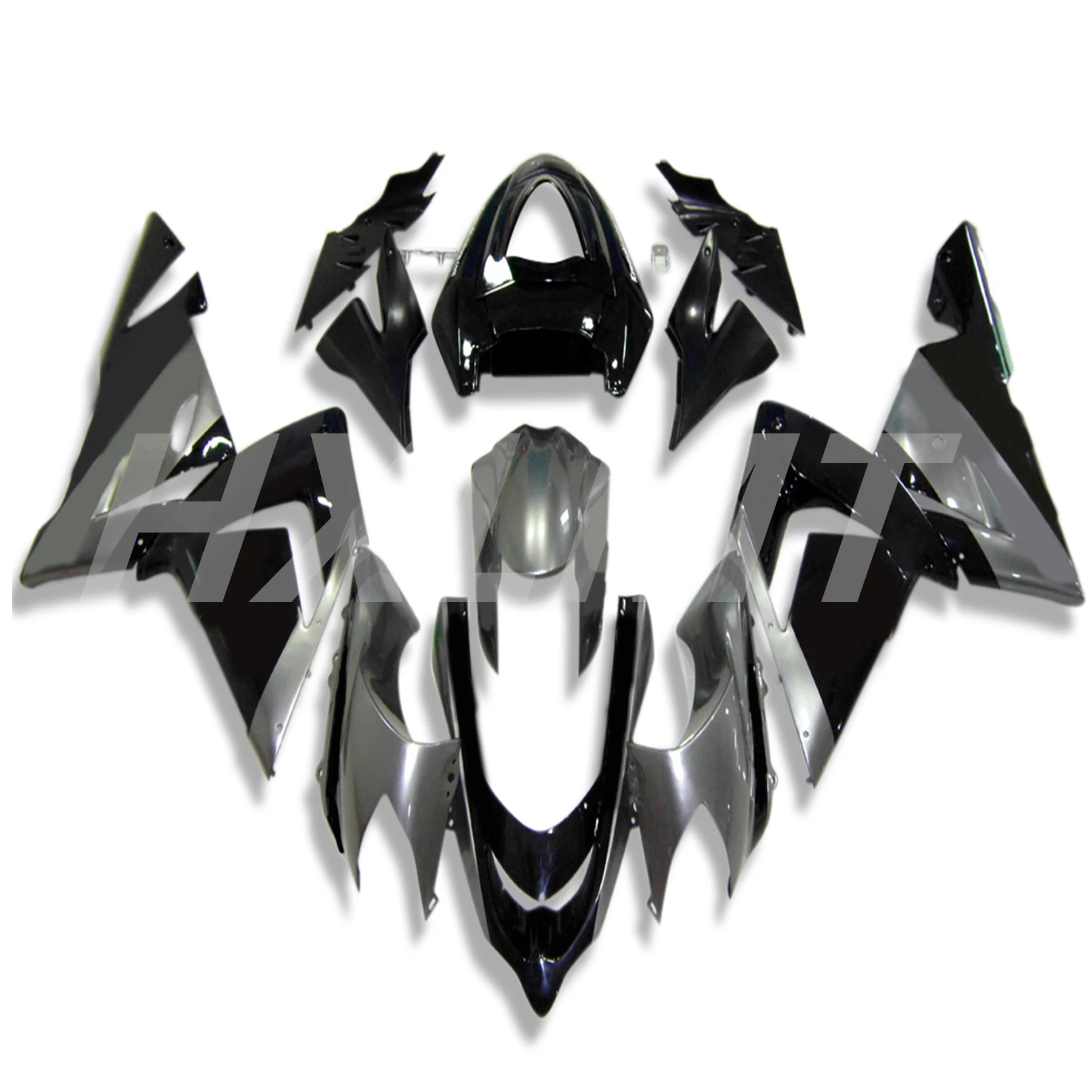 Custom Motorcycle Fairing Kit For KAWASAKI Ninja ZX10R 2004 2005 Black Bodywork Road Racing Fairings ZX 10R 04 05 ZX-10R 04-05