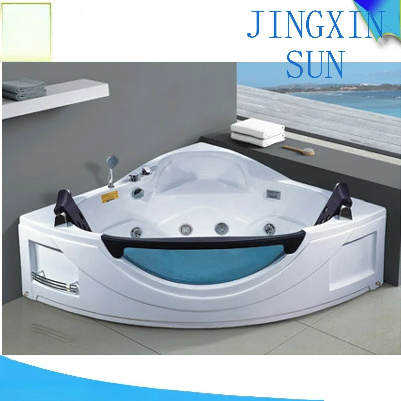 Diamond bathtub sanitary ware, oak edge double large jacuzzi