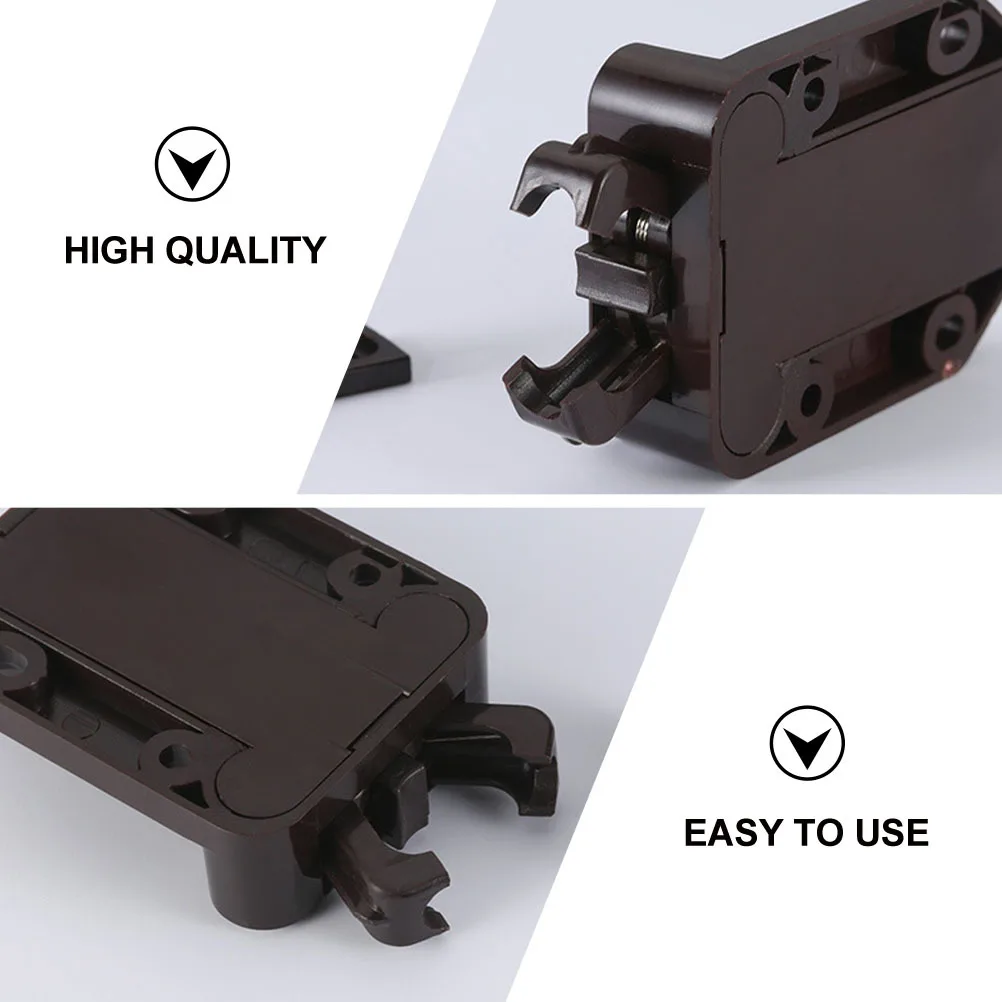 

4Pcs Touch Catch Latch Self Locking Mechanism Heavy Load Bounce Door Bolt for Cabinet Cupboard Drawer Easy Installation No Noise