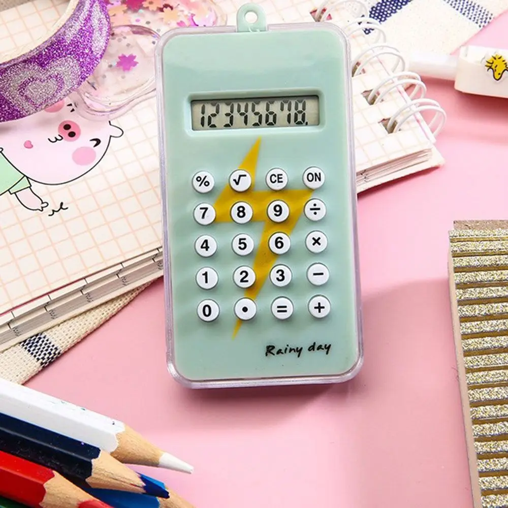 Fashionable Cartoon Maze Calculator Clear Numbers Fun Creative Calculator Portable Plastic 4 Colors Calculator Schoolbag