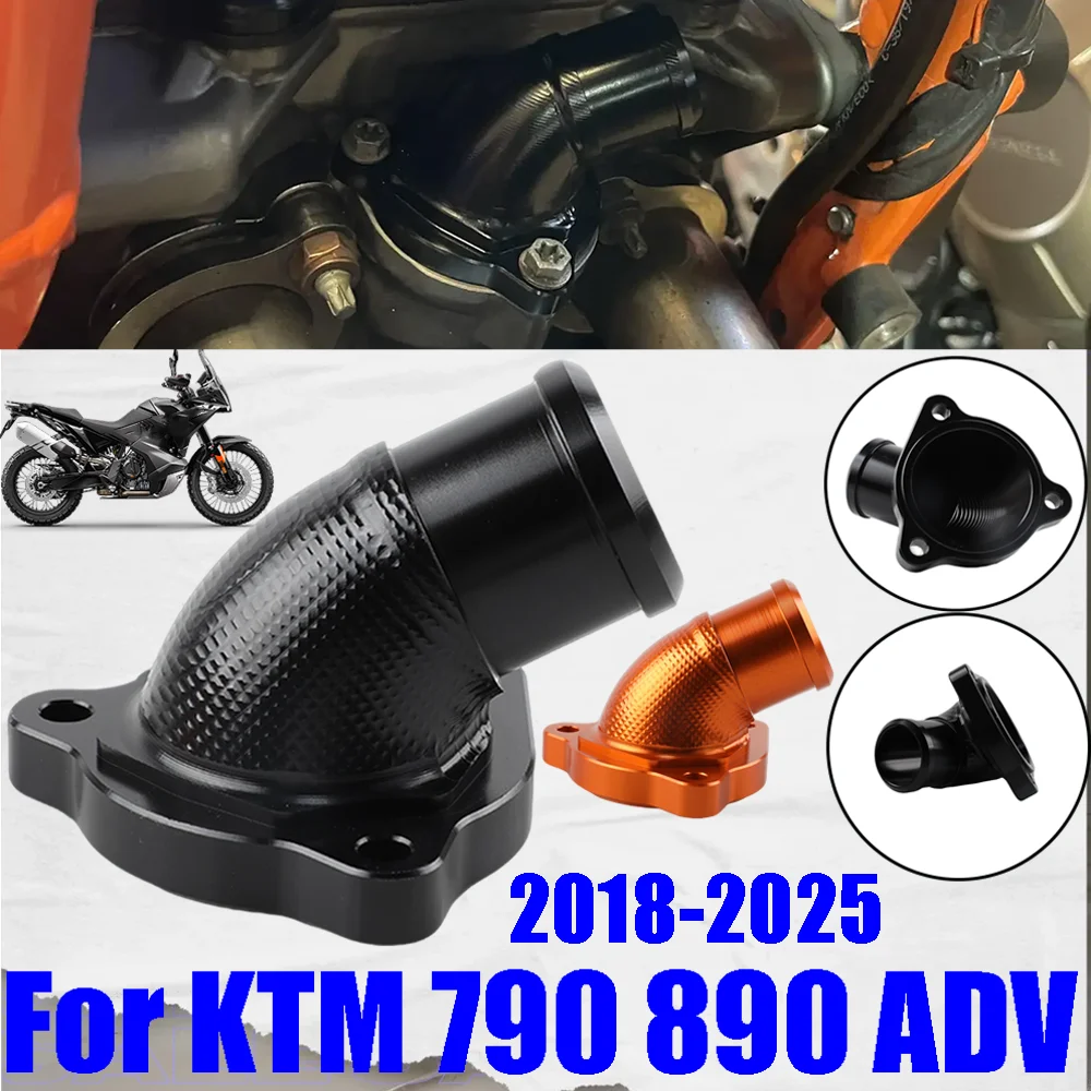 Para KTM 790 890 Adventure 790 ADV 790ADV 890ADV 2018-2025 accesorios de motocicleta cubierta de carcasa de termostato conexión de tubería de agua