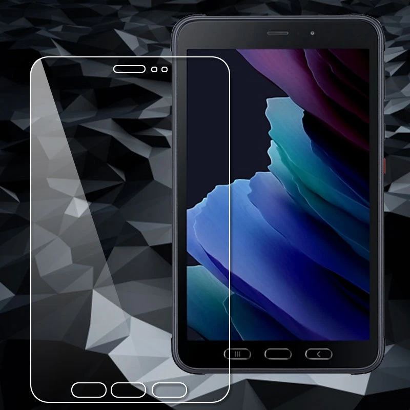 2 PCS ล้างแท็บเล็ตกระจกนิรภัยสําหรับ Samsung Galaxy Tab Active 3 8 นิ้ว SM-T570 T575 T577 ป้องกันหน้าจอ ForGalaxyTab Active3