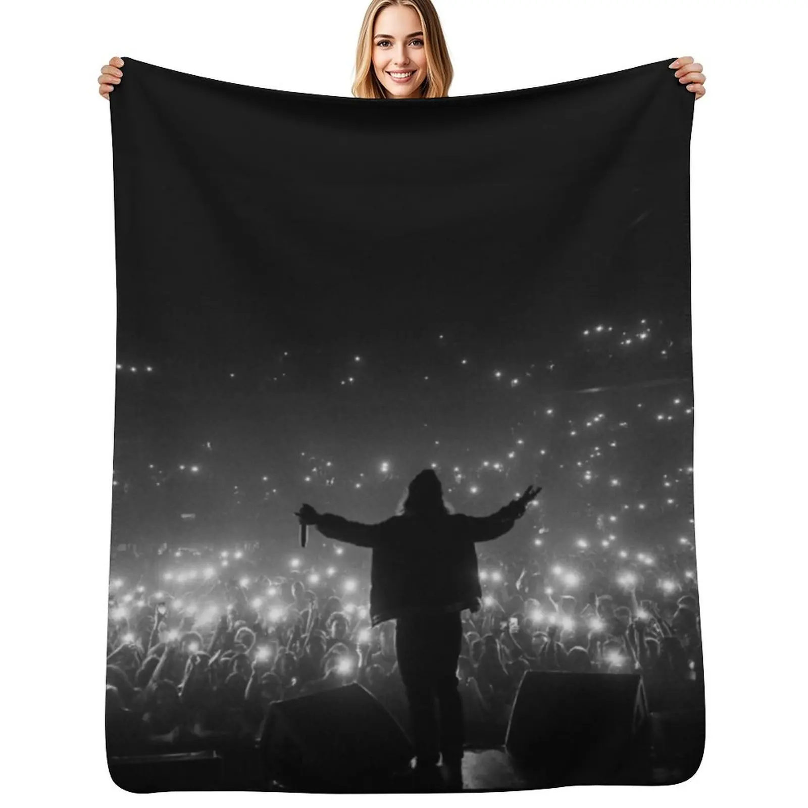 

RUSSLIVE Throw Blanket Lightweight Warm Blanket for Indoor Outdoor Use