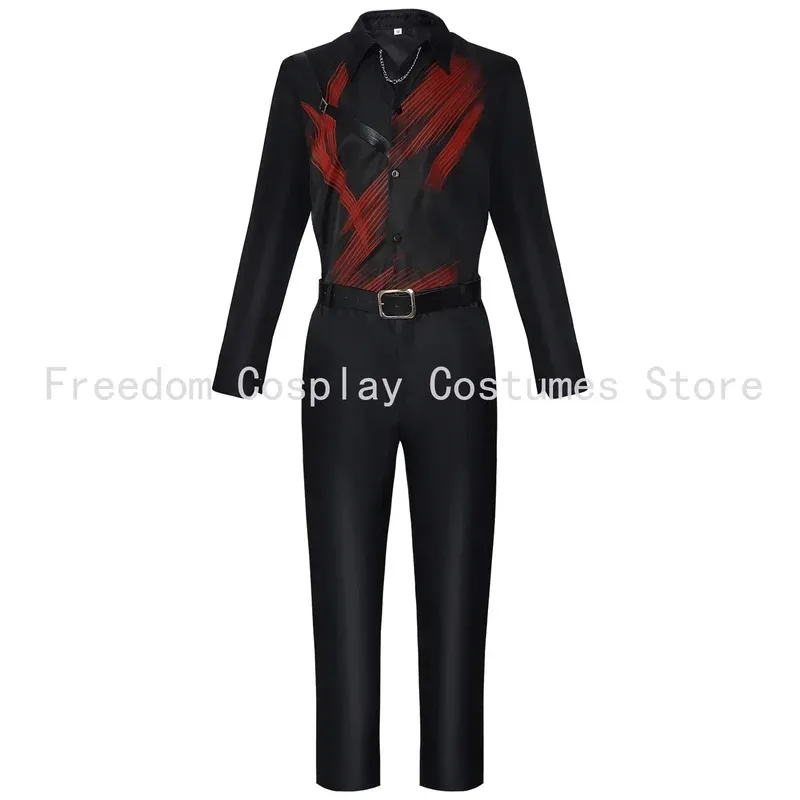 لعبة الحب والفضاء العميق سيلوس تشين تشي تأثيري هالوين زي شعر مستعار لا نهاية لها المفترس قميص + معطف + حزام + السراويل Comic-Conx؛ 2'a,6.h;8