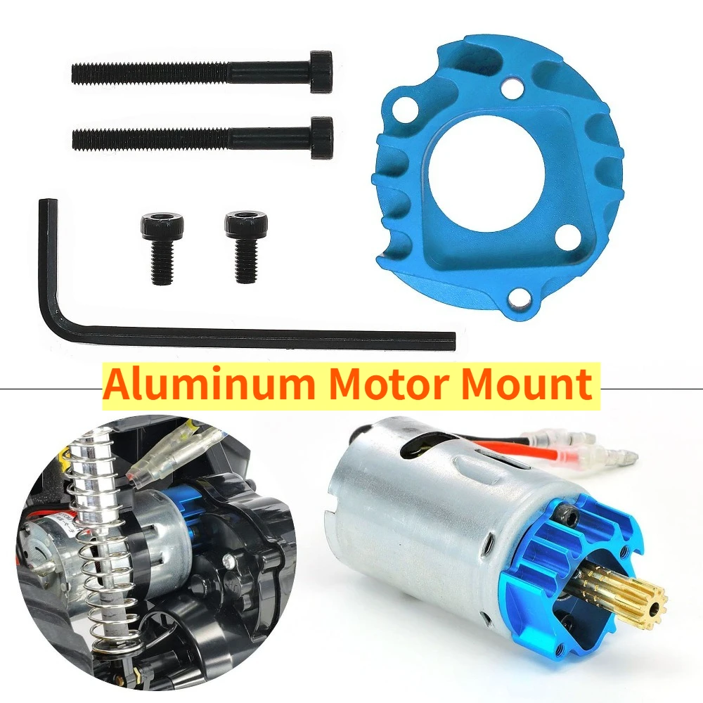RC Car Upgrade Aluminum Motor Mount For Tamiya CW01 Lunch Box Midnight Pumpkin 1/12 Scale Custom Size Replacement spare Parts