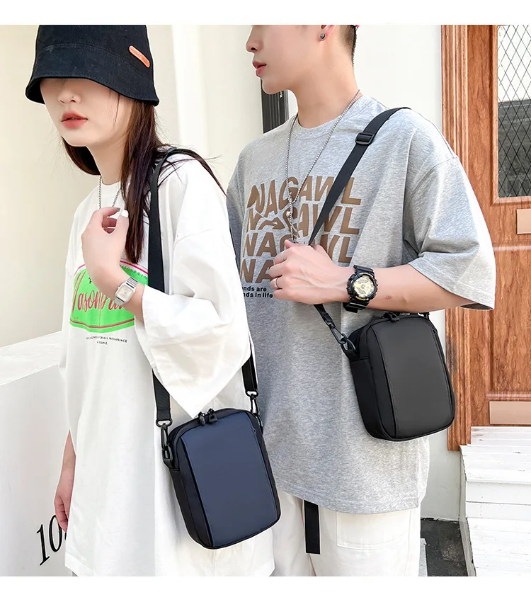 2025 New Men's Shoulder Bag, Casual Oxford Business Hanging Bag, Men's Fashionable Mobile Phone Bag, Small Outdoor Crossbody Bag