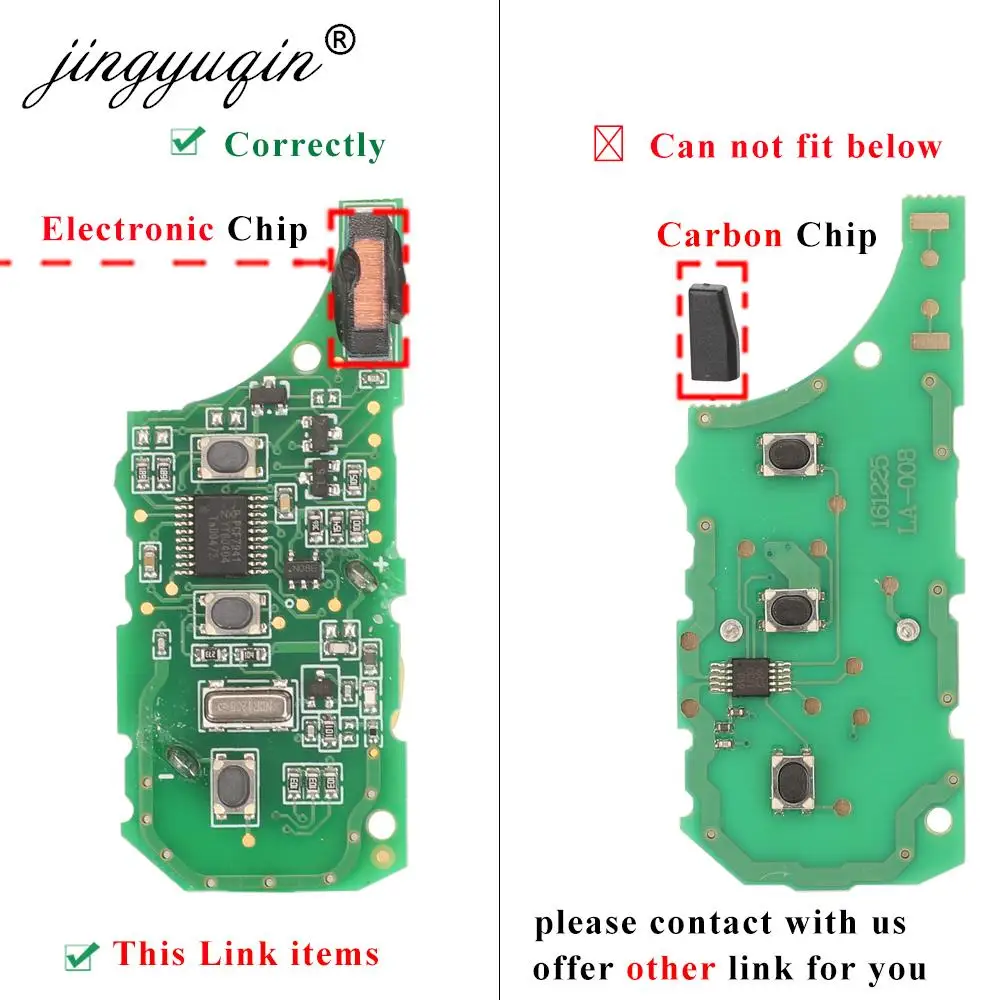 jingyuqin 315/433MHz ID46-PCF7941 Chip 3B Flip Remote Control Car Key Fob For RANGE ROVER Sport Land Rover Discovery 3 Full Key