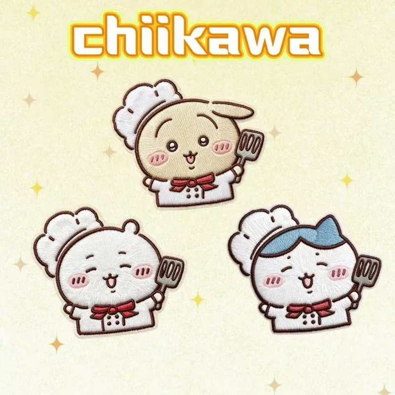 Jikawa Kawaii Cute Embroidery Kawaii Stickers Adhesive Patch Paper Little Eight Bag Mobile Phone Case Sticker Journal Cover
