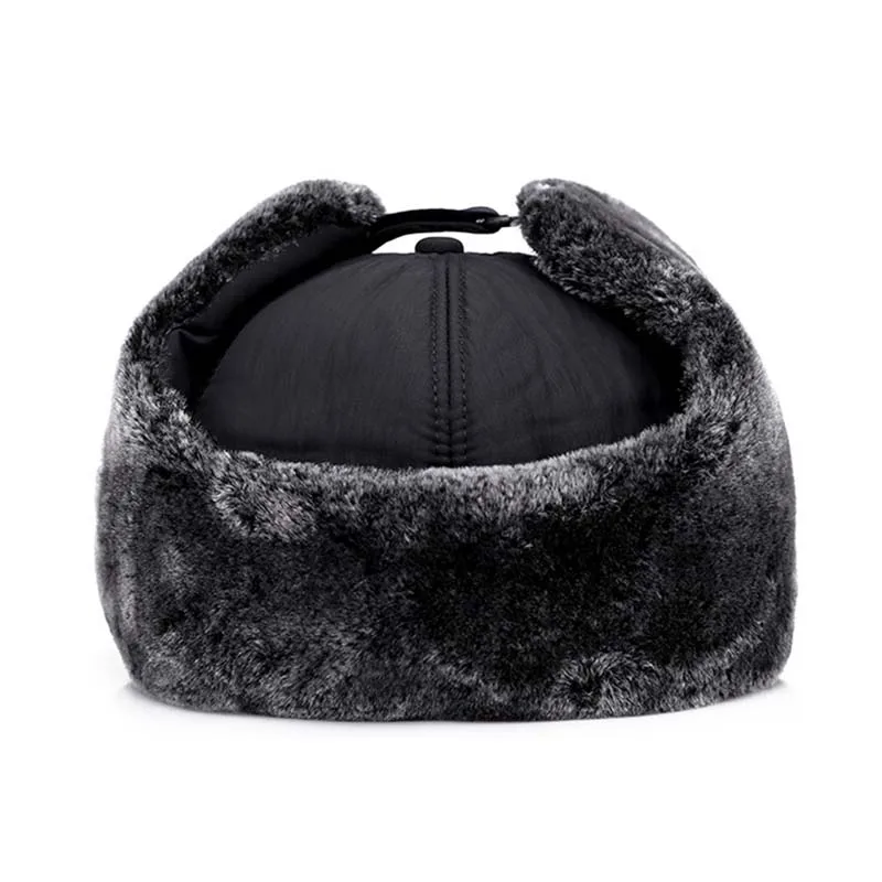 Winter Warm Bomber Hats Men Women Fashion Ear Protection Face Windproof Ski Caps Velvet Thicken Couple Hat 2023 New