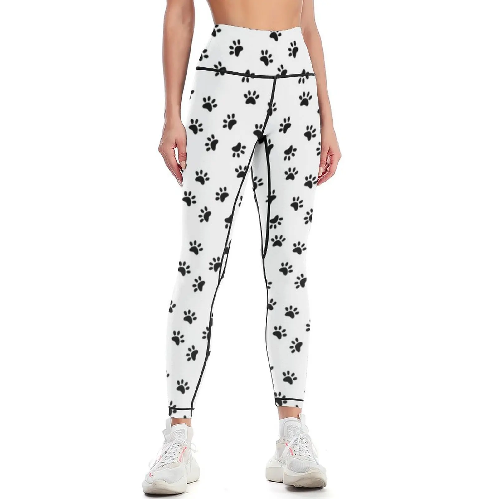 

Paw prints Pattern Leggings Sports female sport legging gym's sportswear Womens Leggings