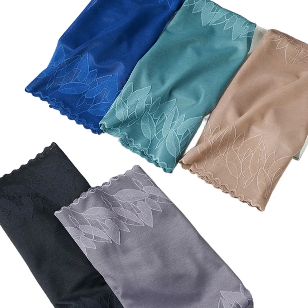 

1pc Comfortable Seamless Jacquard Panties Briefs For Men Perspective Lace Mesh Elastic Low Rise Underwear Shorts Male