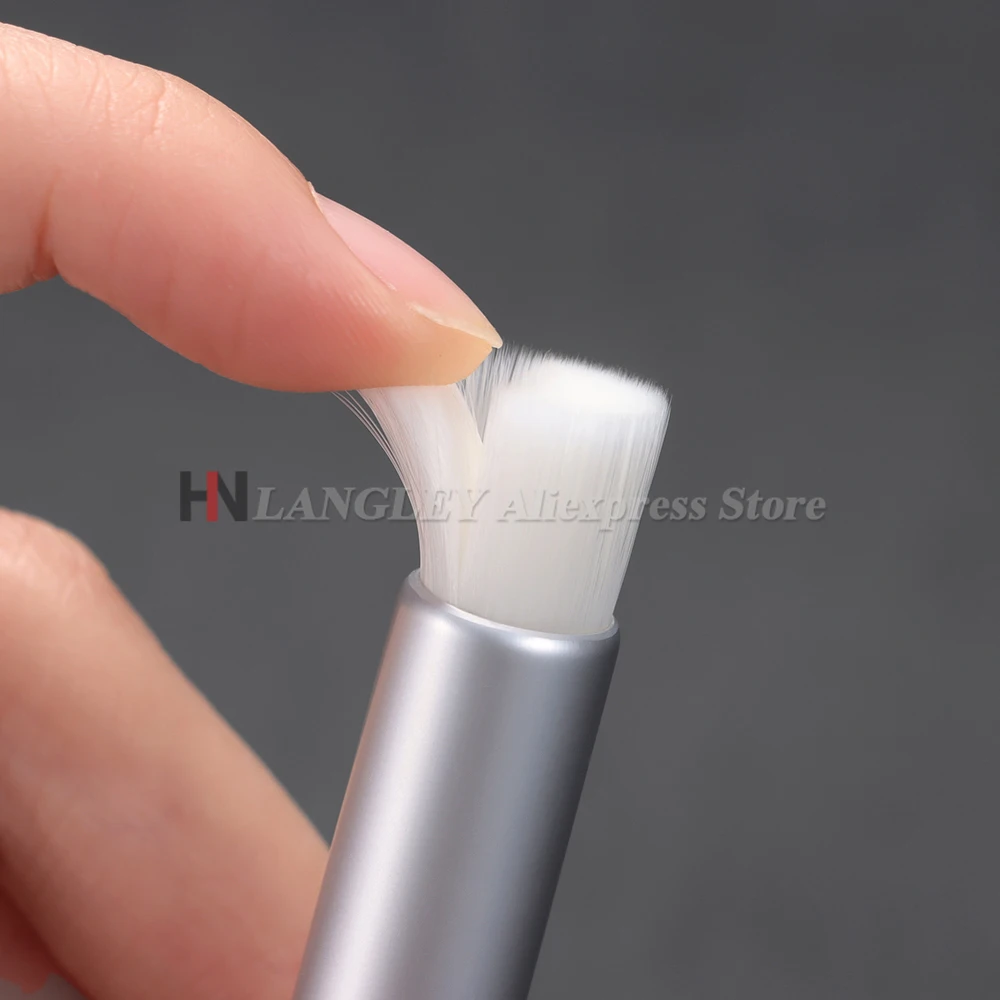 ساعة جديدة تنظيف فرشاة ساعة أجزاء صغيرة ساعة حركة الألياف الزجاجية النحاس الصلب فرشاة تنظيف فرشاة ساعة أدوات إصلاح الجزء #3