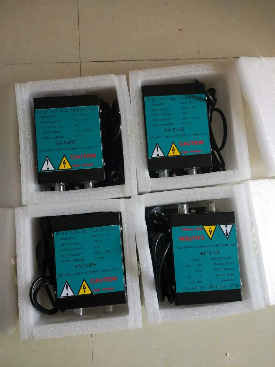 Barras estáticas industriais de alta velocidade do eliminador estático em barra antiestática de controle com gerador