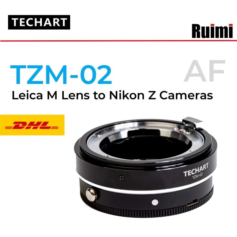 TECHART TZM 02 adaptador de lente anillo de enfoque automático para Leica Zeiss Voigtlander M montaje a cámaras Nikon Z Z50 Z6 II Z7II Z5 Z6 Z7 ZFC