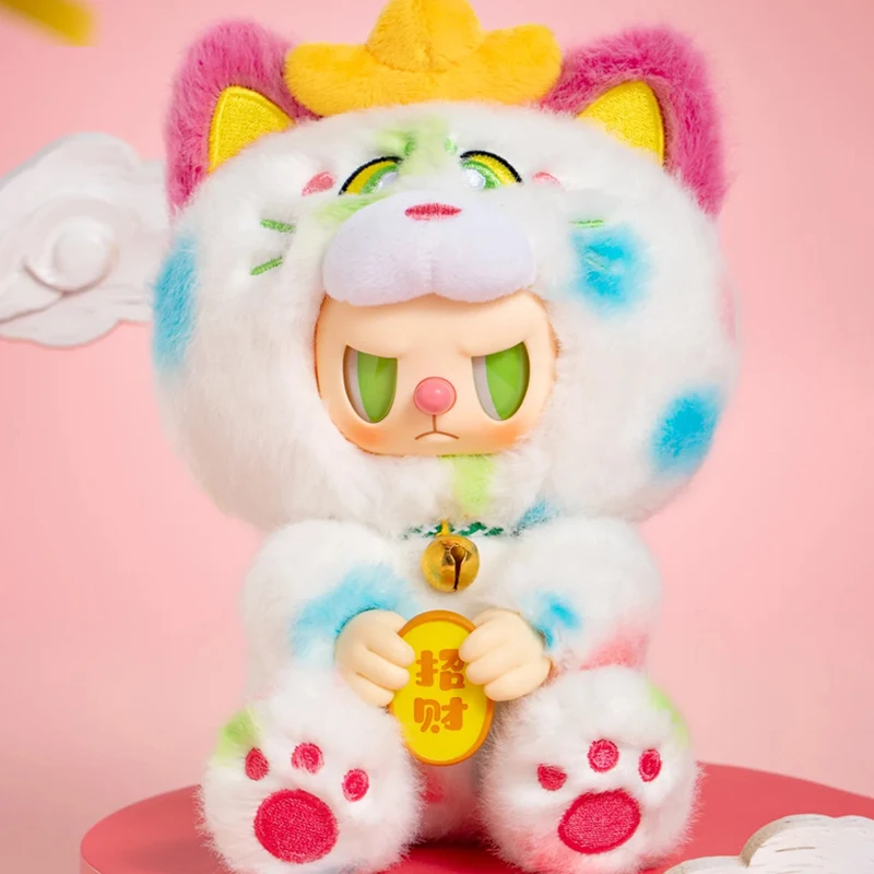 

CHAOSWEET REBEL BEAR Plush Toy Blind Box Fortune 2.0 Series Collectible Trendy Soft Stuffed Desktop Decoration Gift For Adult