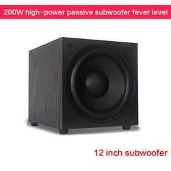 200W 12-inch High power Subwoofer speaker Passive Subwoofer Home Theater TV Computer Speakers Enthusiast HiFi Audio Amplifier