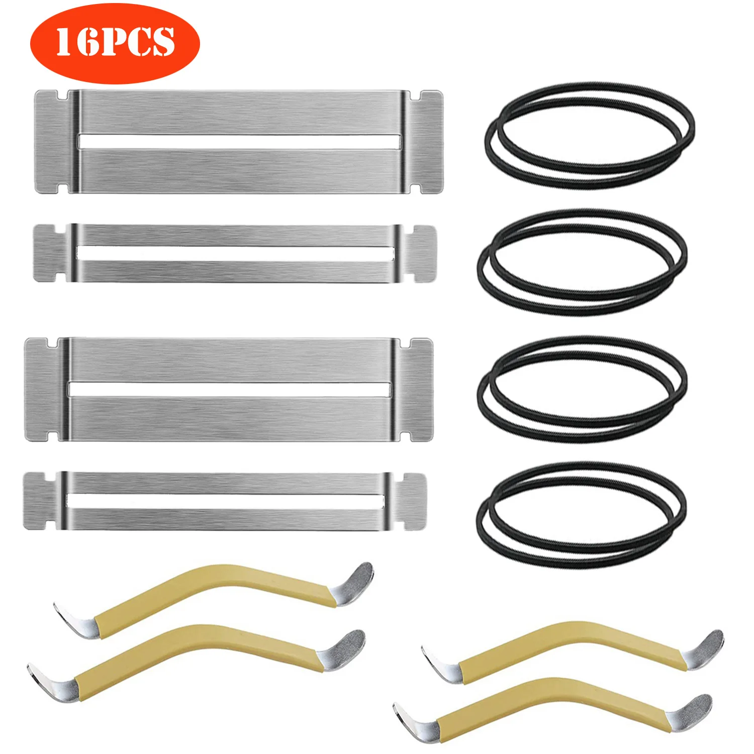 16 stücke Gitarre Fret Schleifen Griffbrett Wachen Gitarre String Separator Werkzeuge Gitarrenbauer Werkzeug Griffbrett Schutz für Dressing Bünde