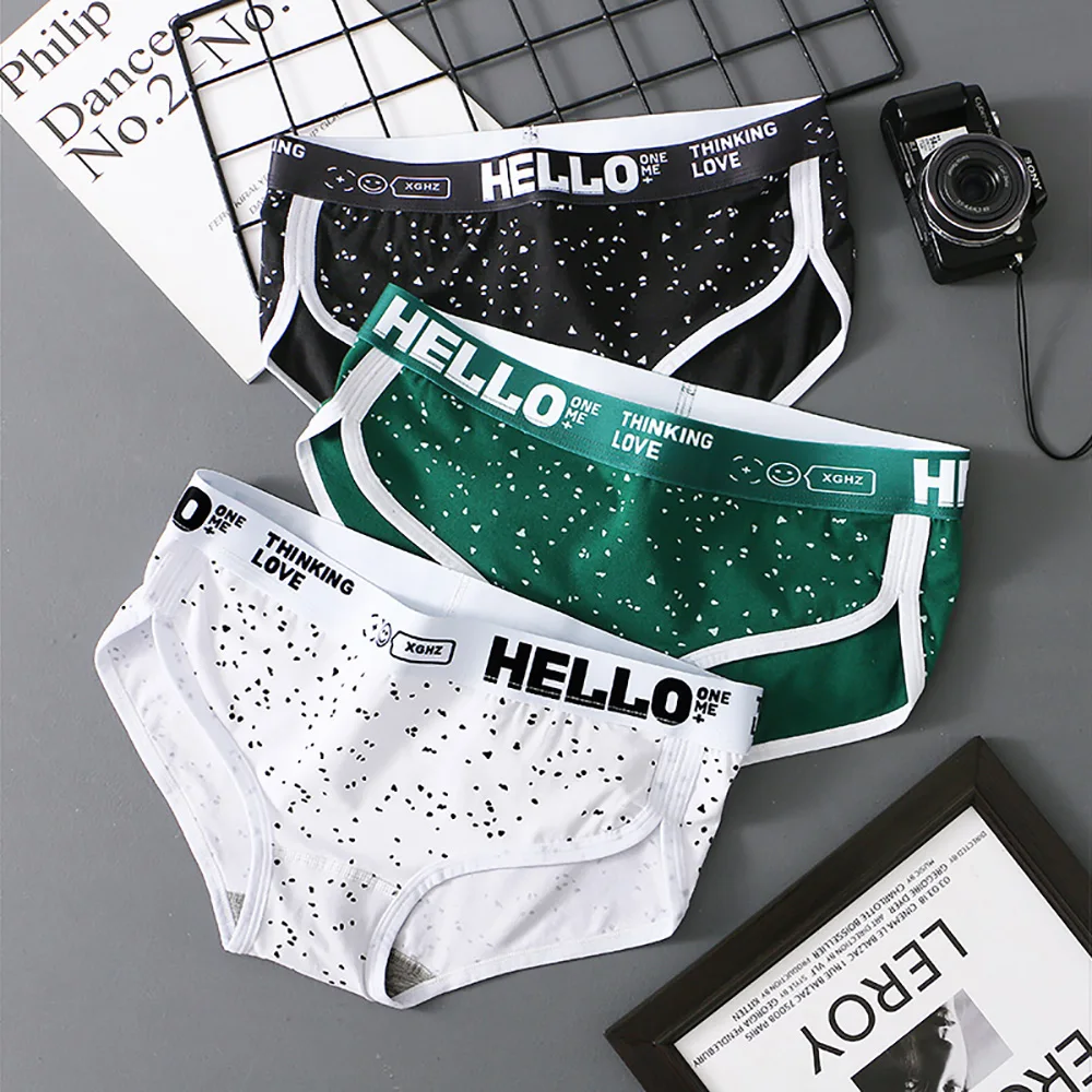 1/3PCS 95% Cotton Women's Briefs Fashion Starry Sky Pattern Panties Underwear Comfortable Super Soft High Elastic Lingerie Store